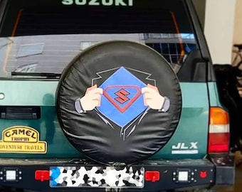 Suzuki Spare Tire Cover: UV Protection PVC Leather Wheel Cover