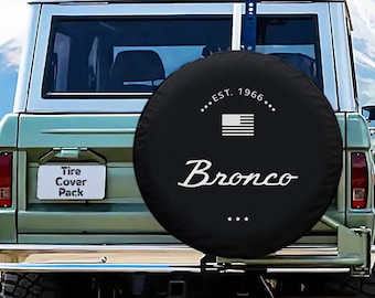 EST 1966 Bronco Spare Tire Cover - 10th Style