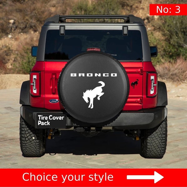 Ford Bronco Spare Tire Cover - 3th Style