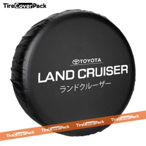 Japanese Toyota Land Cruiser Spare Tire Cover, PVC Wheel Cover, Soft Tyre Cover, UV Protection Spare Cover, Custom 4x4 Tire Cover, All Size