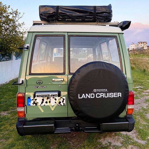 Toyota Land Cruiser Spare Tire Cover Leather Etsy
