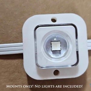 Staffa di montaggio per luci esterne permanenti Govee (Non-Pro) per soffitto, grondaia e fasce - Staffe robuste con strumento di allineamento gratuito