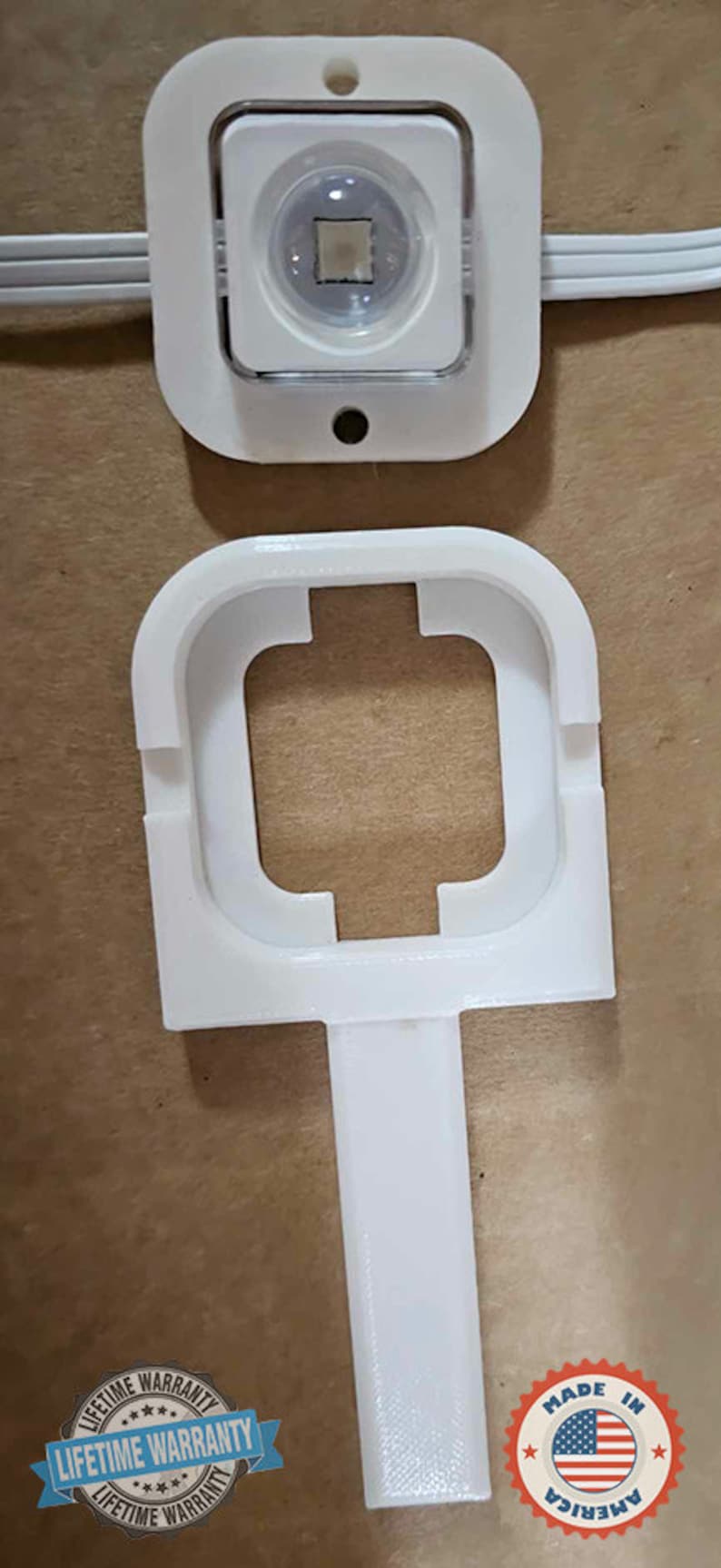 Govee nonpro Permanent Outdoor Light Mount Bracket Soffit Eave Fascia