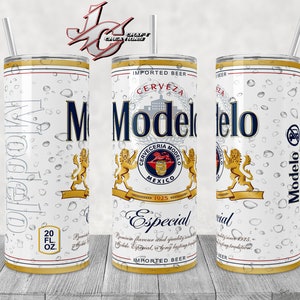 Tumbler Skinny 15oz, 20oz Bier Design Vorlage für Sublimation - 4 PNG Digital Download