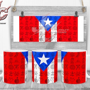 Mug 11oz Puerto Rico Flag Designs download.