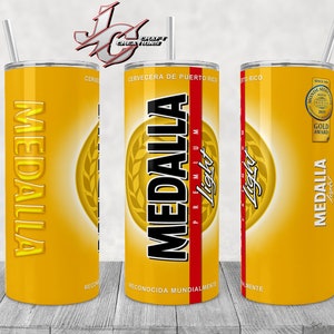 Tumbler Skinny 15oz, 20oz Light Beer Design Template for Sublimation - PNG Digital Download
