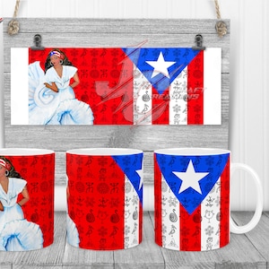 Mug 11oz Puerto Rico Flag Designs download.