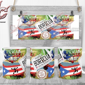 Mug 11oz Porto Rico Boricua Desings télécharger.