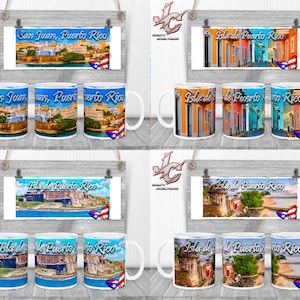 Mug 4Pack Puerto Rico Boricua Designs download.