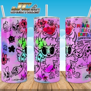 Tumbler 20oz Tomorrow Will Be Bonito Bichota Season, Digital Desings. 2 PNG File.