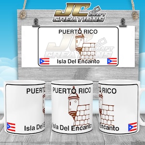 Puerto Rico License Plate Custom Designs download. 2 PNG File