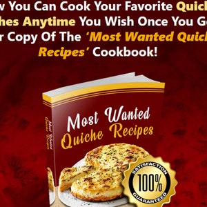 The Most Wanted Quiche Recipes PDF Ebook Instant Download