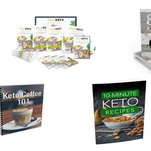 The most up-to-date and complete information on the Keto diet - 5 Ebooks - Instant Download