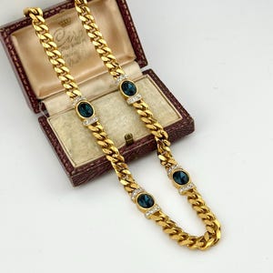 ヴィンテージ モネ ゴールド チューブラー スネークチェーン