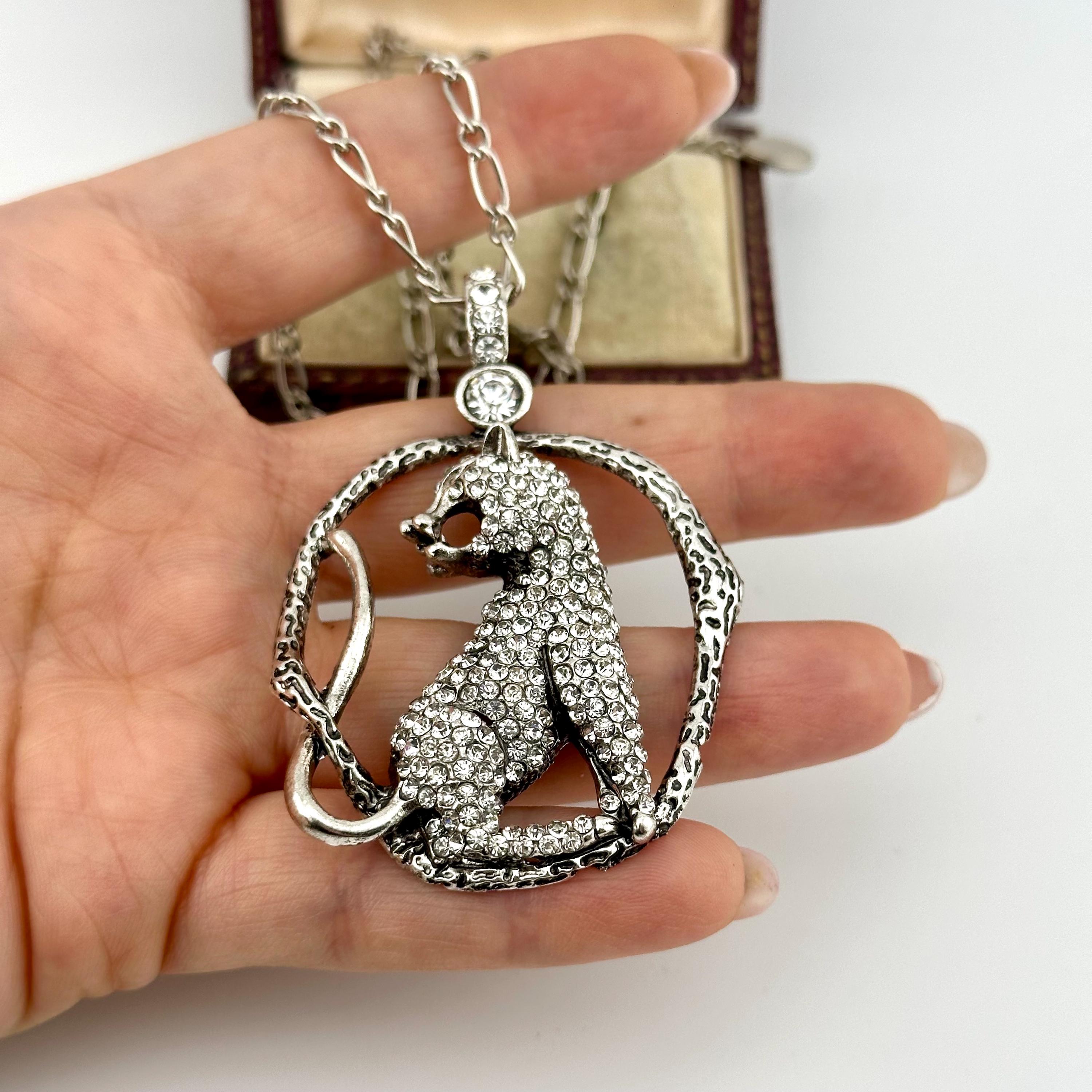 Cartier Style Panther Necklace - Etsy