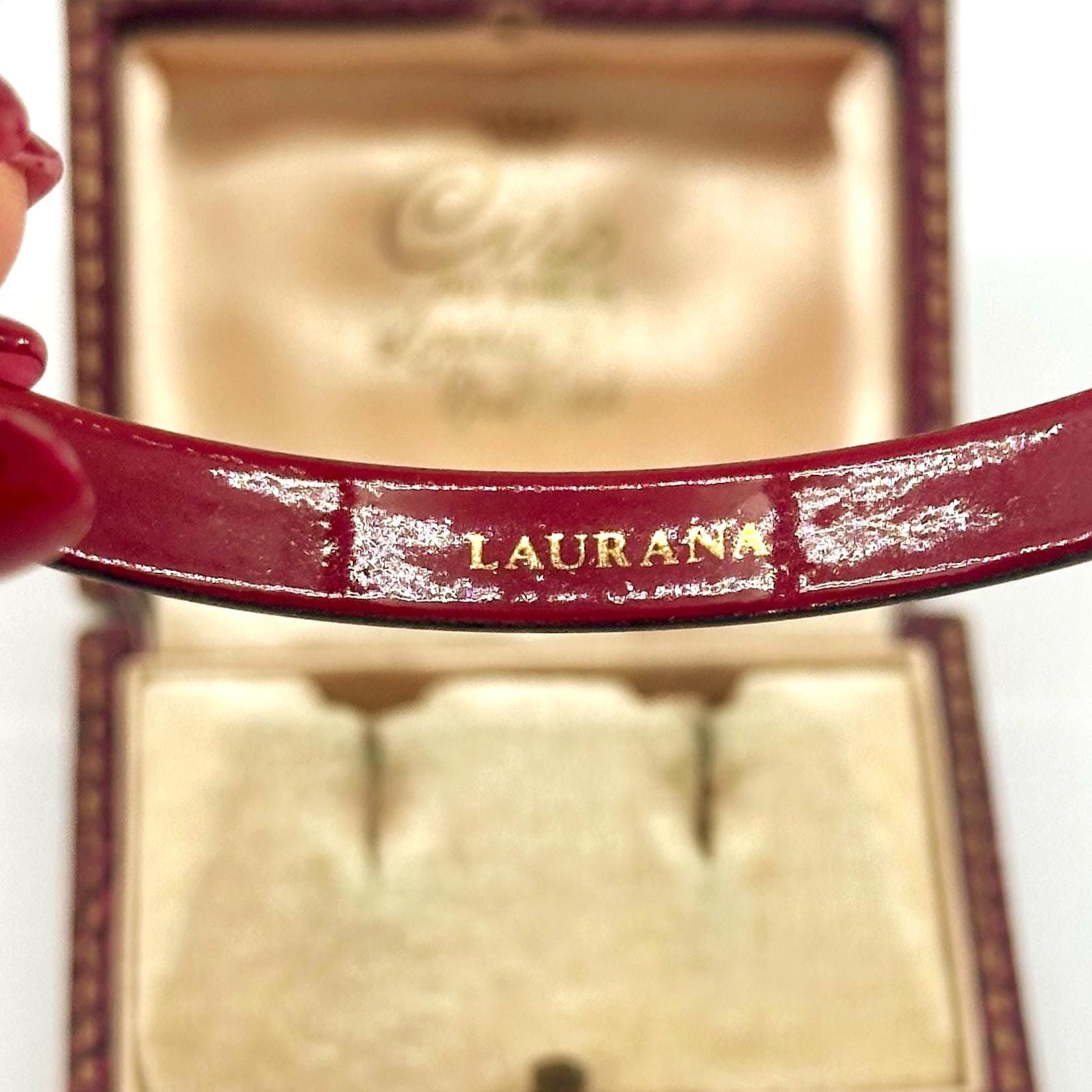 ヴィンテージ LAURANA イタリア人デザイナーブレスレット 