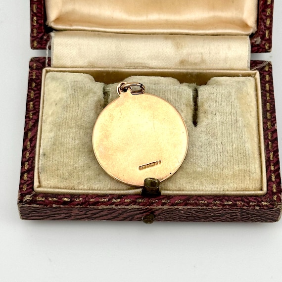 Vintage 9ct Solid Gold St. Christopher Pendant, I… - image 9