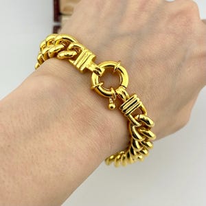 Vintage Chanel Chunky Bracelet - Etsy