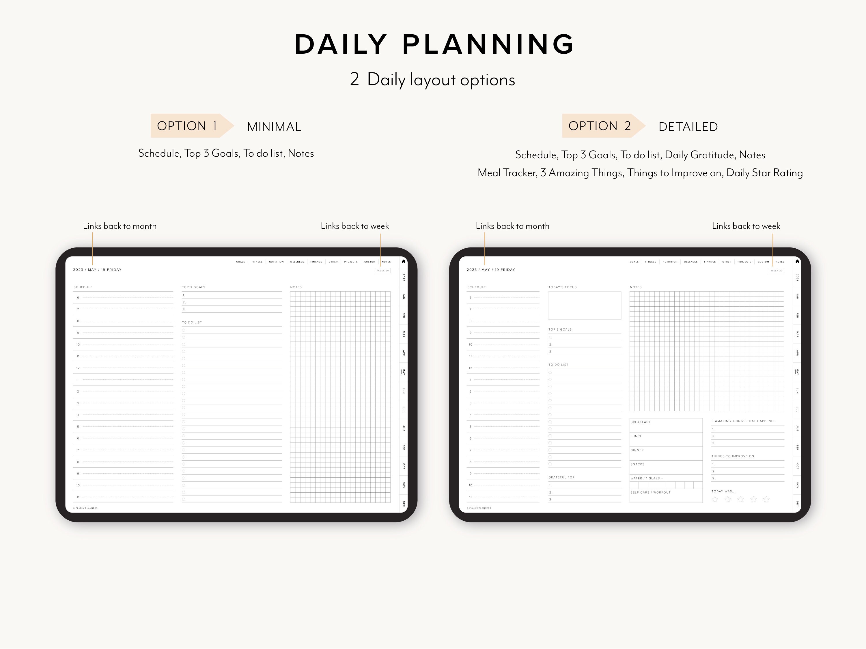 Goodnotes Planner 2023 2024 Digital Planner IPad Planner Etsy