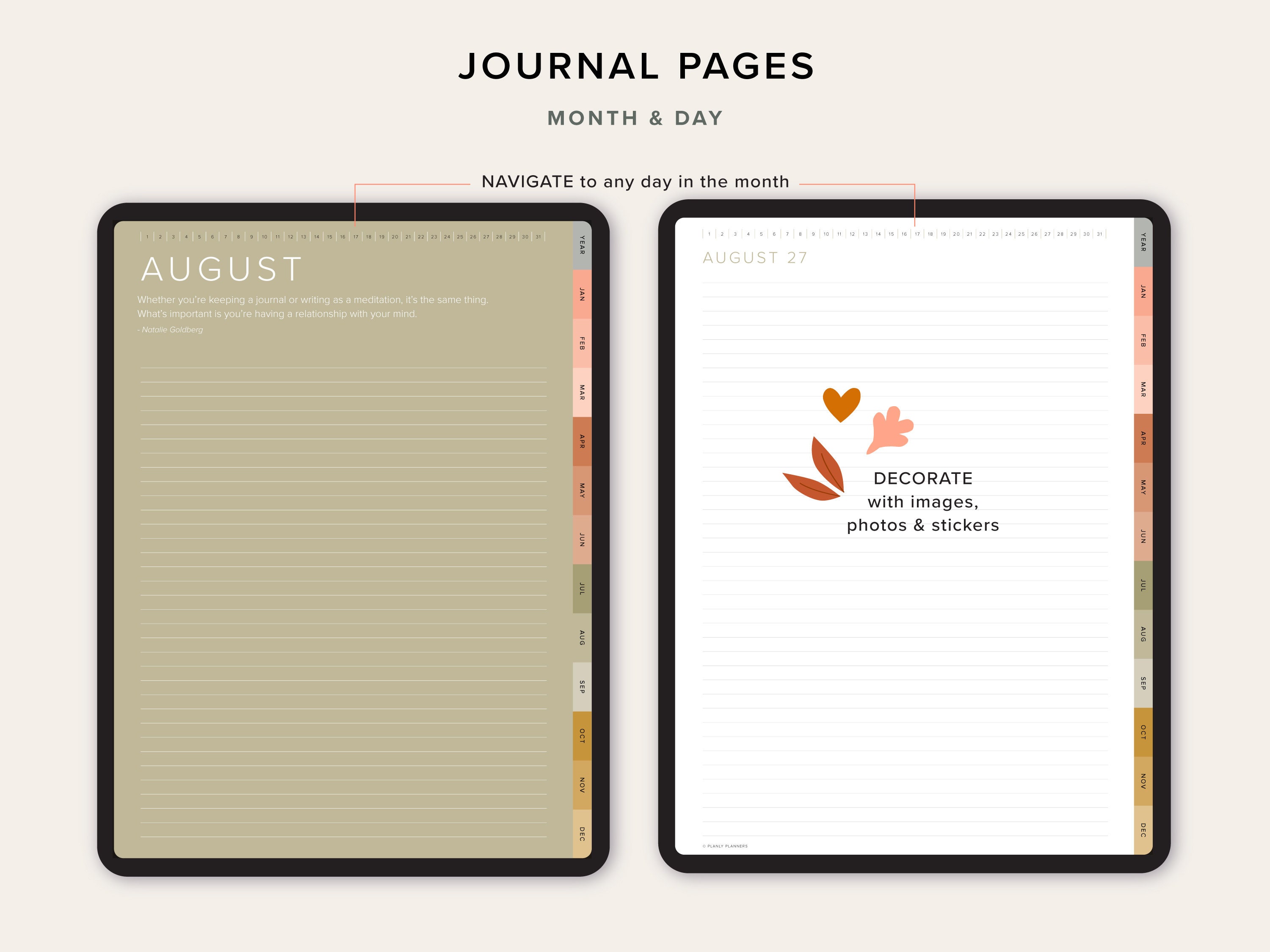 Goodnotes Journal and Notebook Bundle Digital Journal Etsy