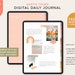 Digital Daily Journal | GoodNotes iPad | Digital Diary | Pages | Monthly Pages  | Bonus Digital Stickers & Covers | by Planly Planners 