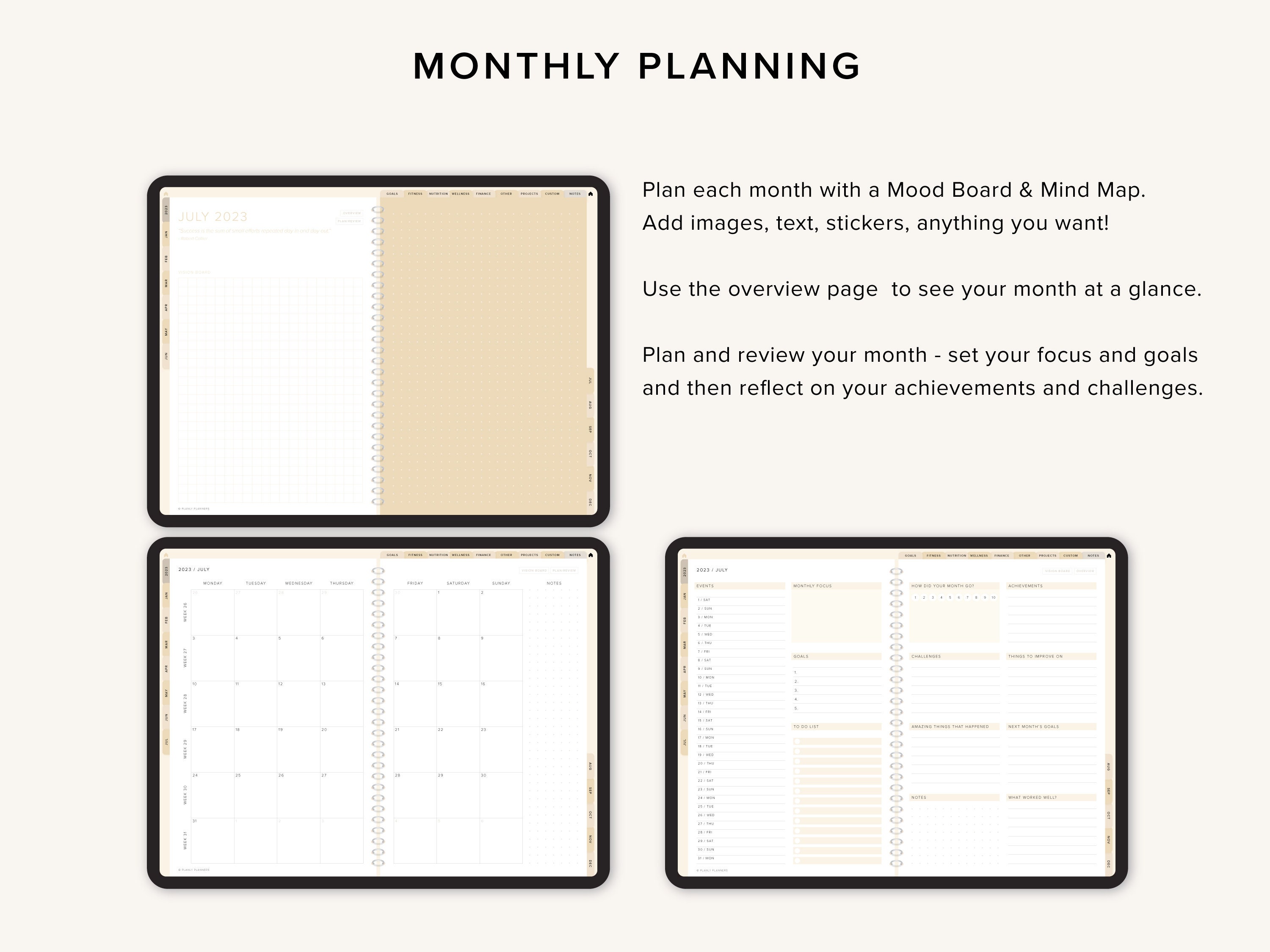 Digital Planner 2023 Goodnotes Planner Ipad Planner Etsy Australia