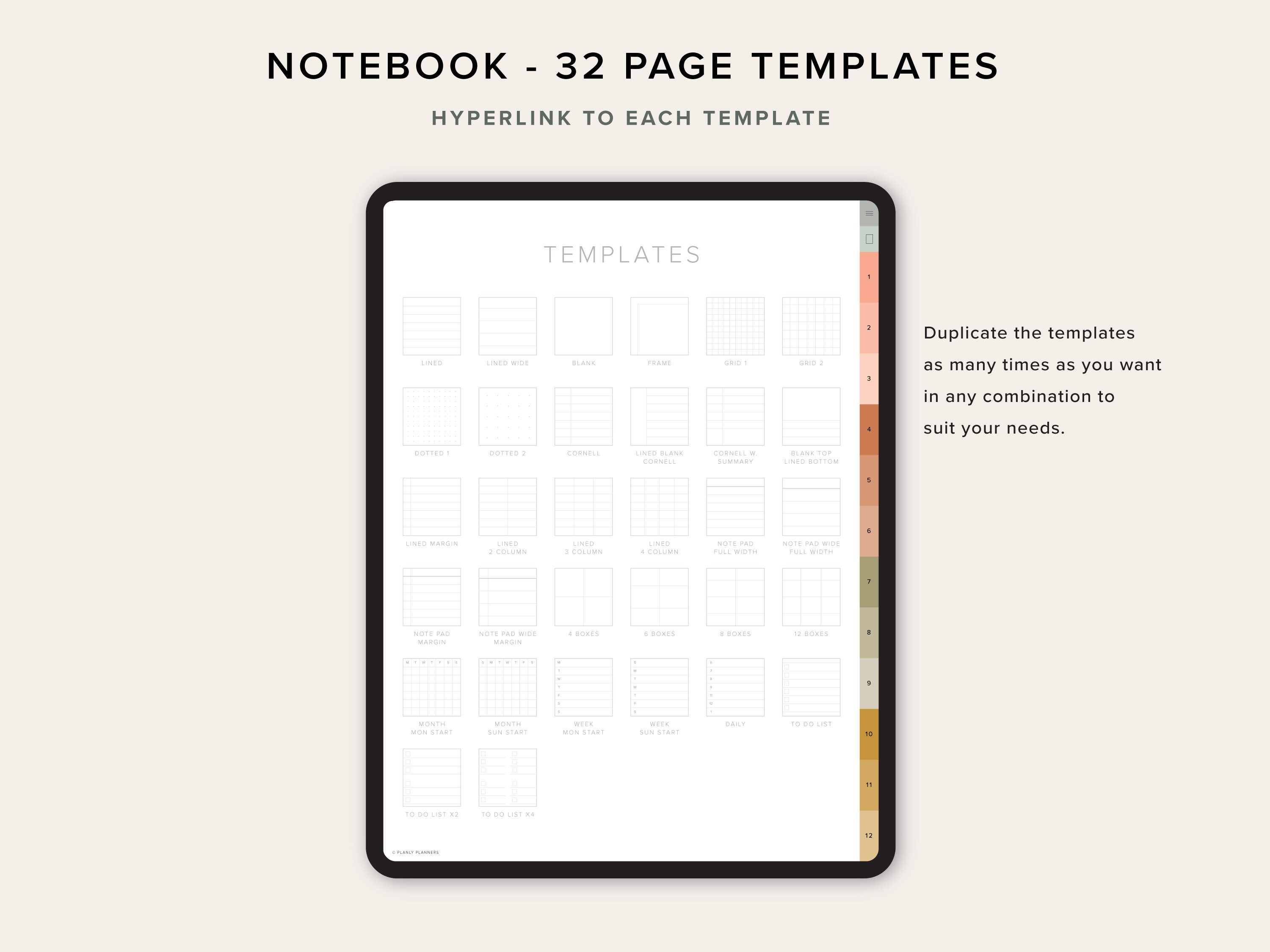 Goodnotes Journal and Notebook Bundle Digital Journal Etsy