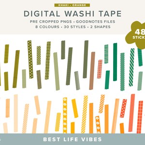 Washi Tape, Digital Washi Tape, Printable Washi Tape, Vintage Washi Tape,  Scrapbooking Digital, Collage Sheet Washi Tape Ephemera 000933