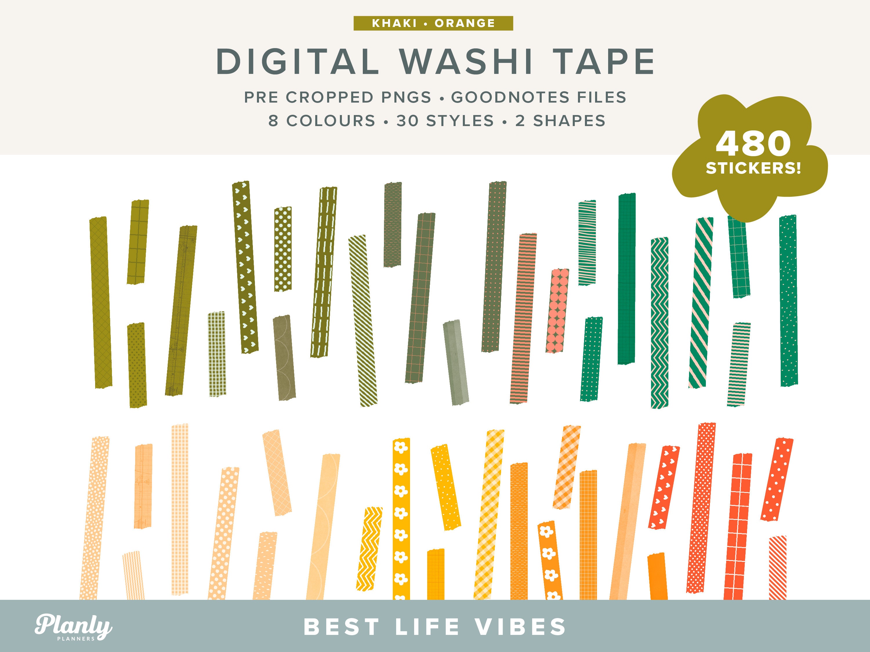 The Best Planner Washi Tapes and Stickers