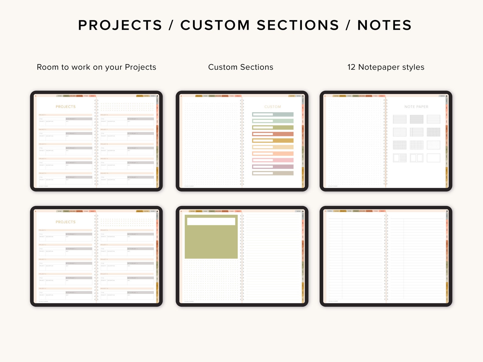 Digital Planner 2023 Goodnotes Planner Ipad Planner Boho Etsy Australia