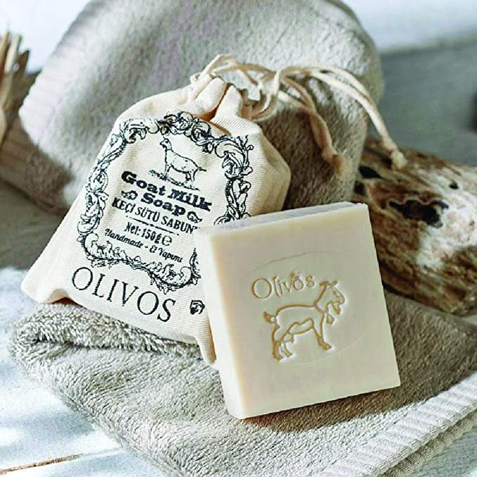 Olivos Goat Milk Olive Oil Soap Bar Artisanal Traditional Etsy
