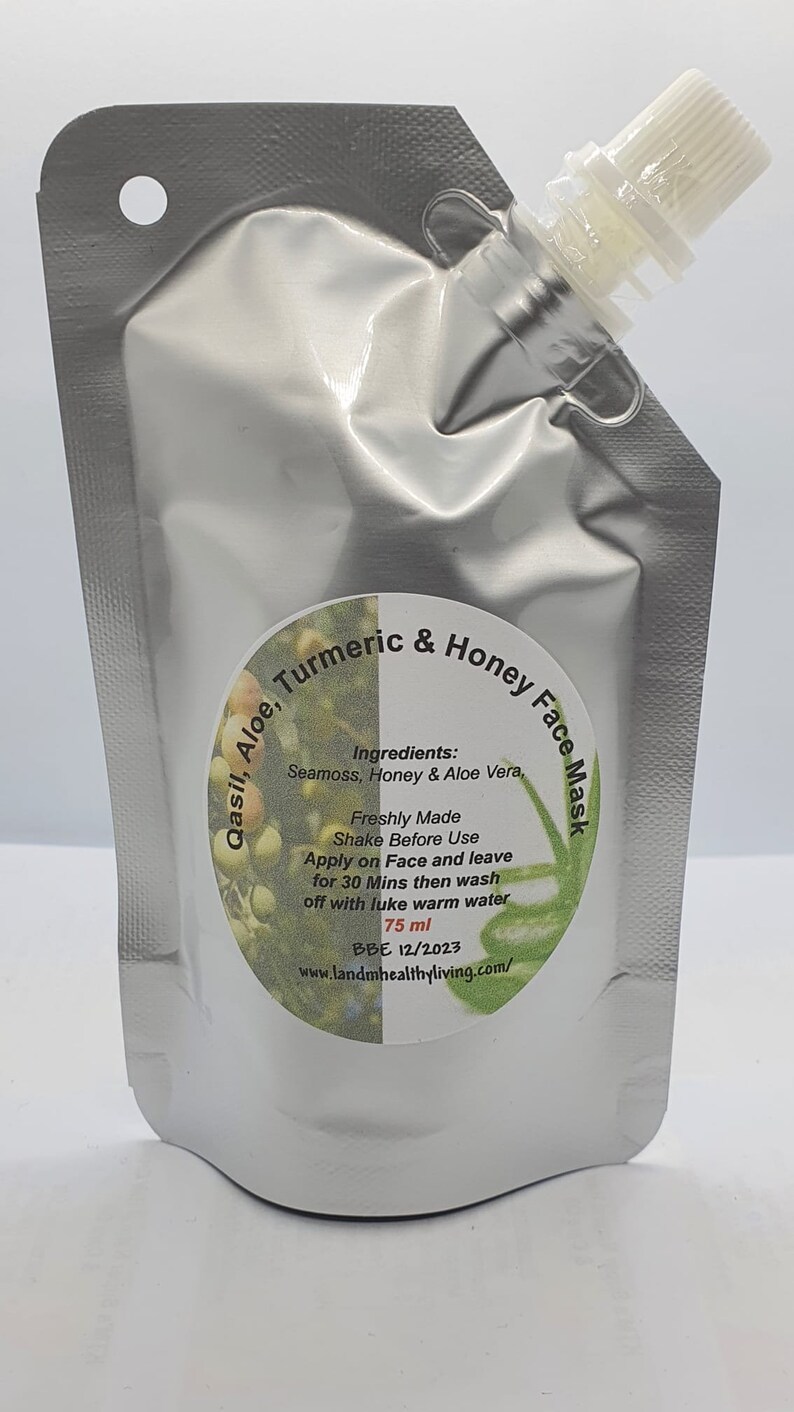 Qasil Turmeric Seamoss Aloe Vera & Honey Face Mask Etsy