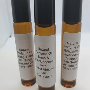 10ml roll on Natural Perfume - Essential Oil Perfume Various Luxury Scents