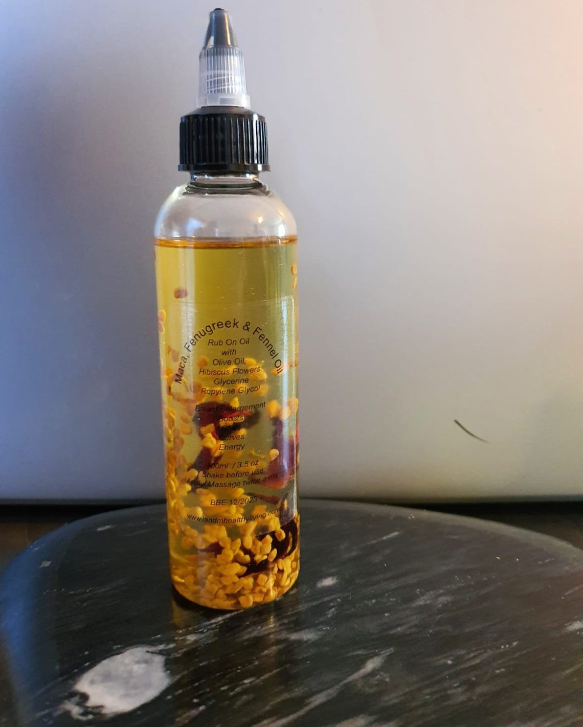 Maca Fennel & Fenugreek Oil Just Rub It in or Massage Etsy