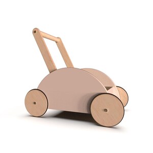 Kreme Wooden Stroller | Personalized Walker For Toddlers | Toy Storage | Wooden Wagon for Toddlers | Push Car
