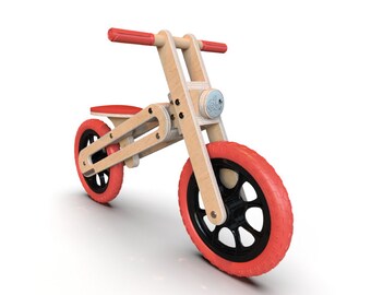 Wooden Balance Bike | Kids Walking Bicycle | No Pedal Bike | Balance Bicycle for Toddler