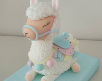 Fondant Figuren Lama Alpaka Geburtstag Taufe