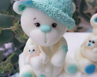 Teddy Figuren aus Fondant Farbe nach Absprache