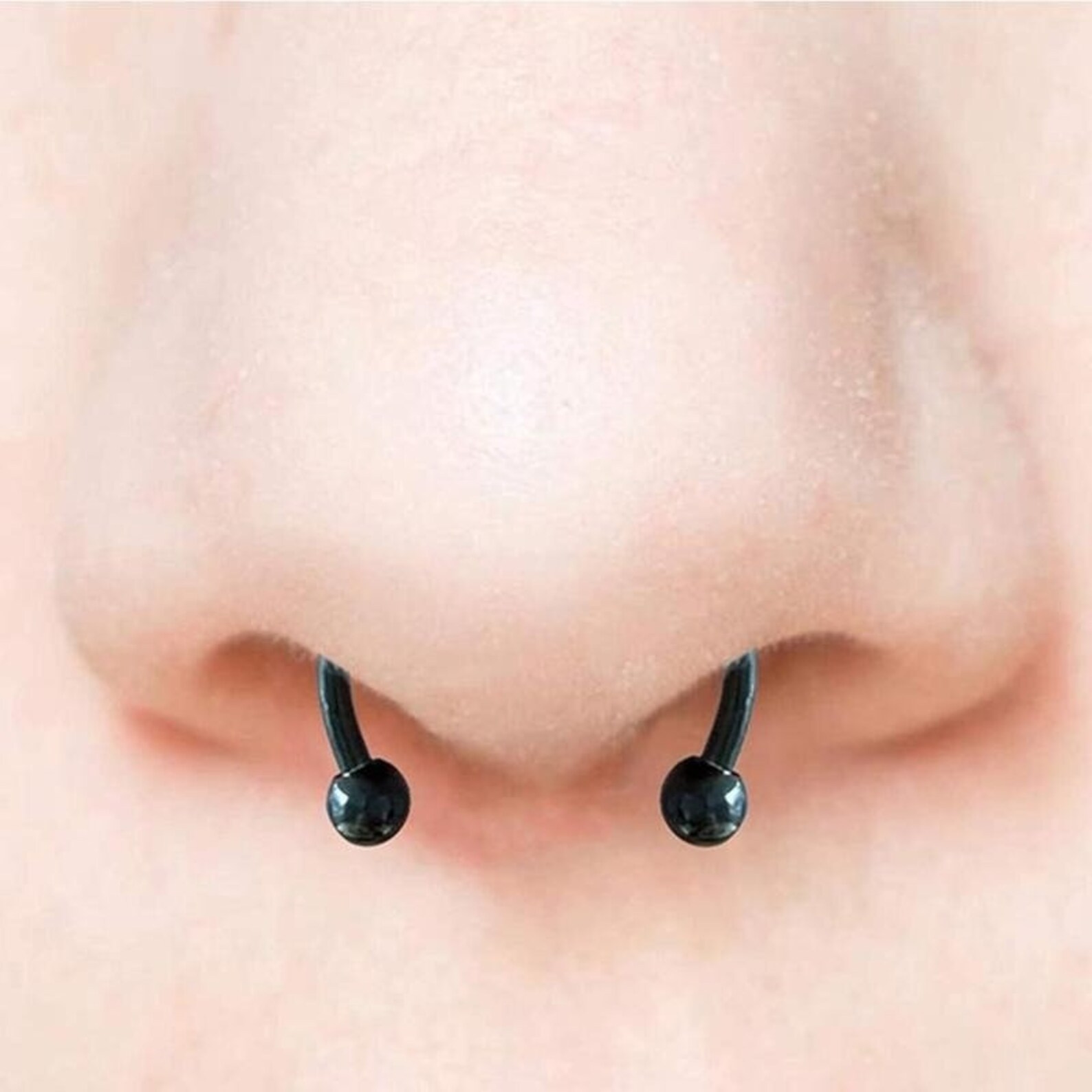 Septum Ring Septum Ring Fake Fake Septum Etsy