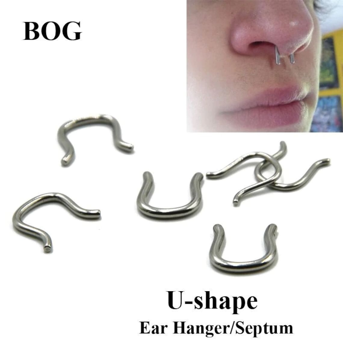Septum Retainer Septum Piercing Nose Retainer Unique Septum - Etsy UK