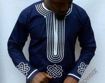 African men clothing, African men outfit, African men wears, African fashion, African attire, shirt and pants.