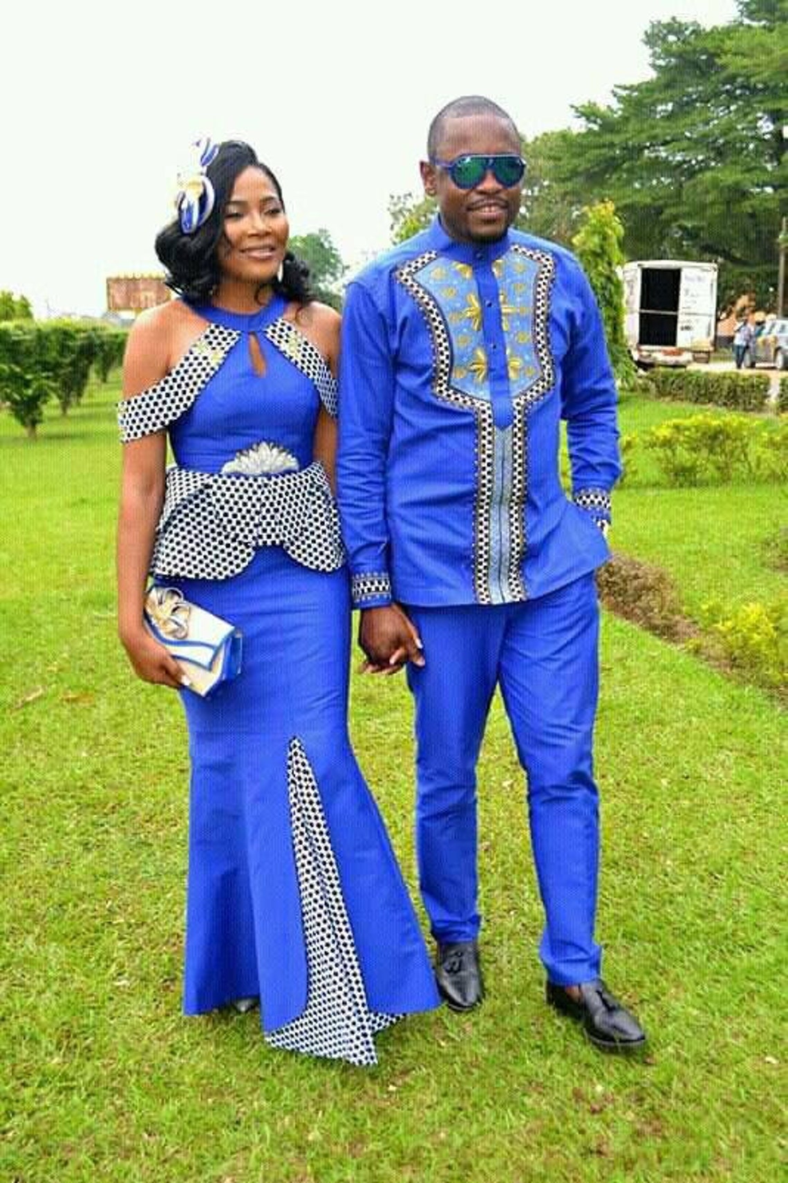 African couples outfit Ankara outfits for couple African men Etsy