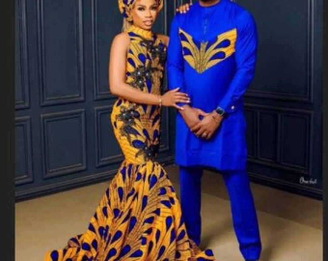 Chitenge couple store outfits