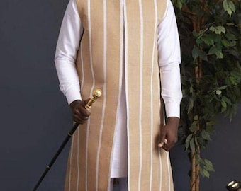 3pc African suit, African men clothing, African men outfit, African men wears, African fashion, African attire, shirt and pants.