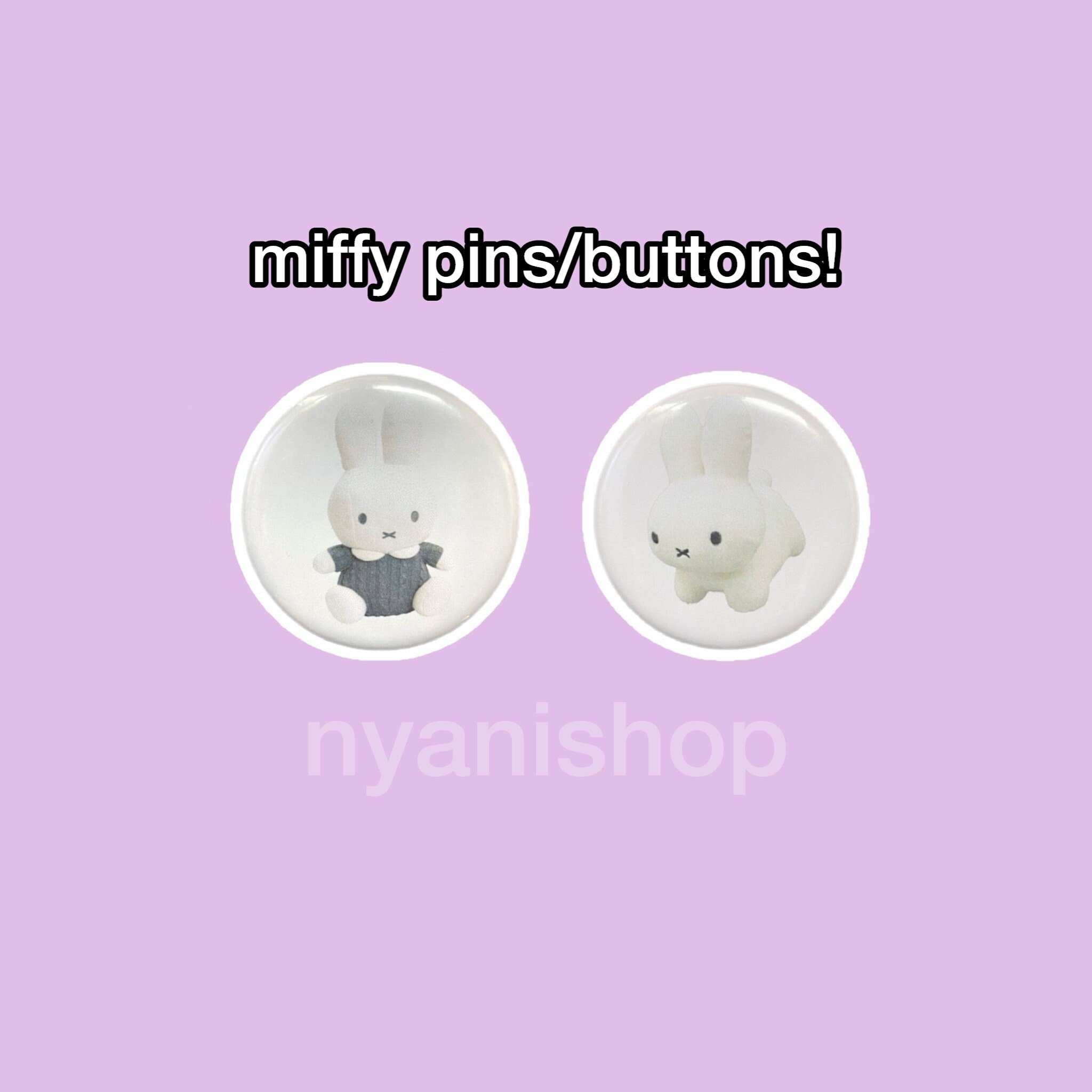 💕 Miffy shaker badge reel custom order! 🎀 I've made a miffy
