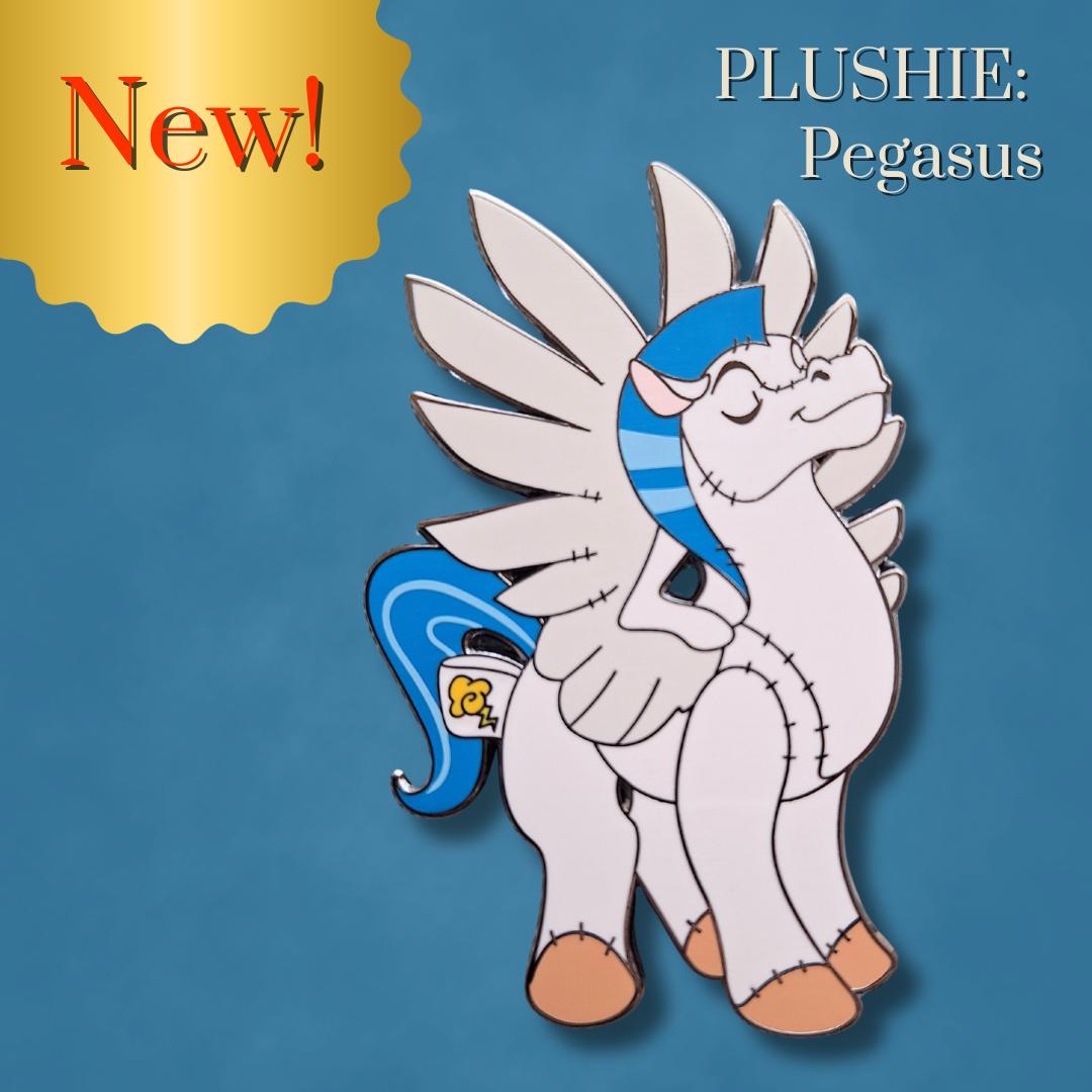 NEW Plushie Pegasus Fantasy Pin Hercules