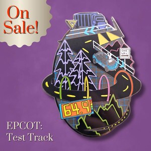 Test Track Epcot fantasy pin