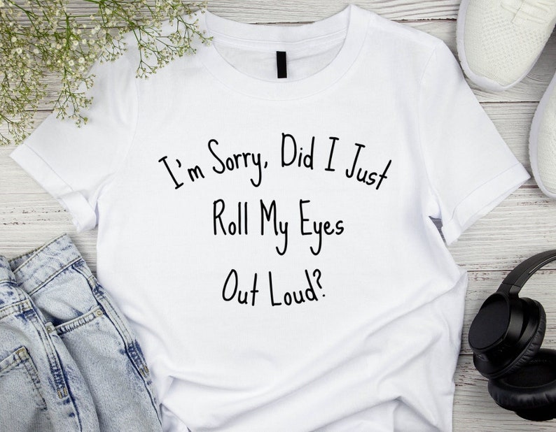 Sarcastic teen T-shirt with funny slogan, great Christmas or birthday gift.