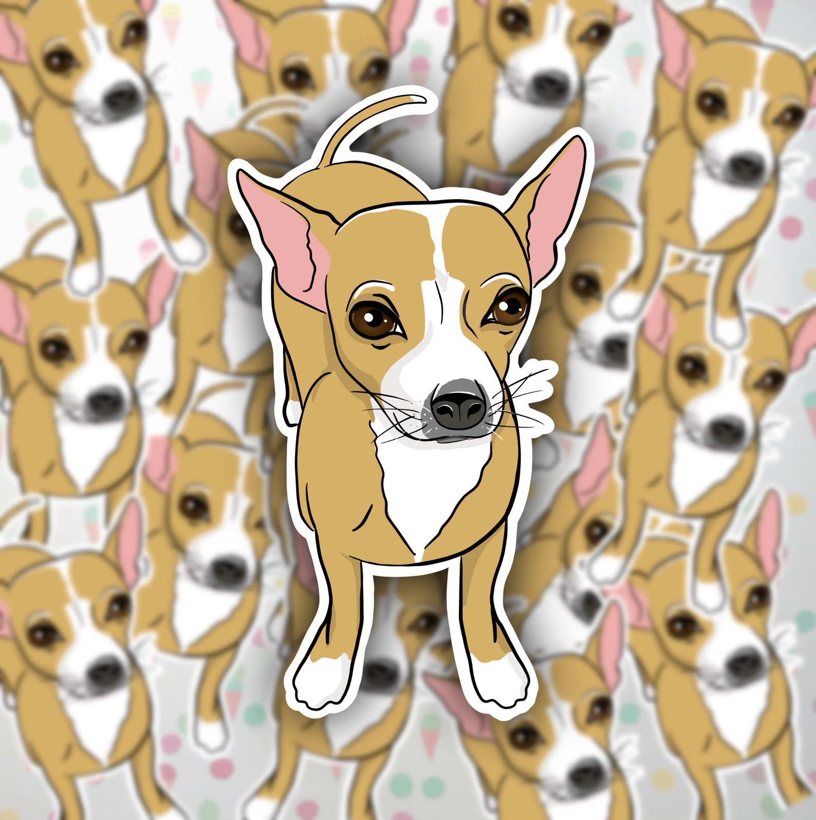 Chihuahua Sticker Pegatinas para Perros Arte Chihuahua | Etsy