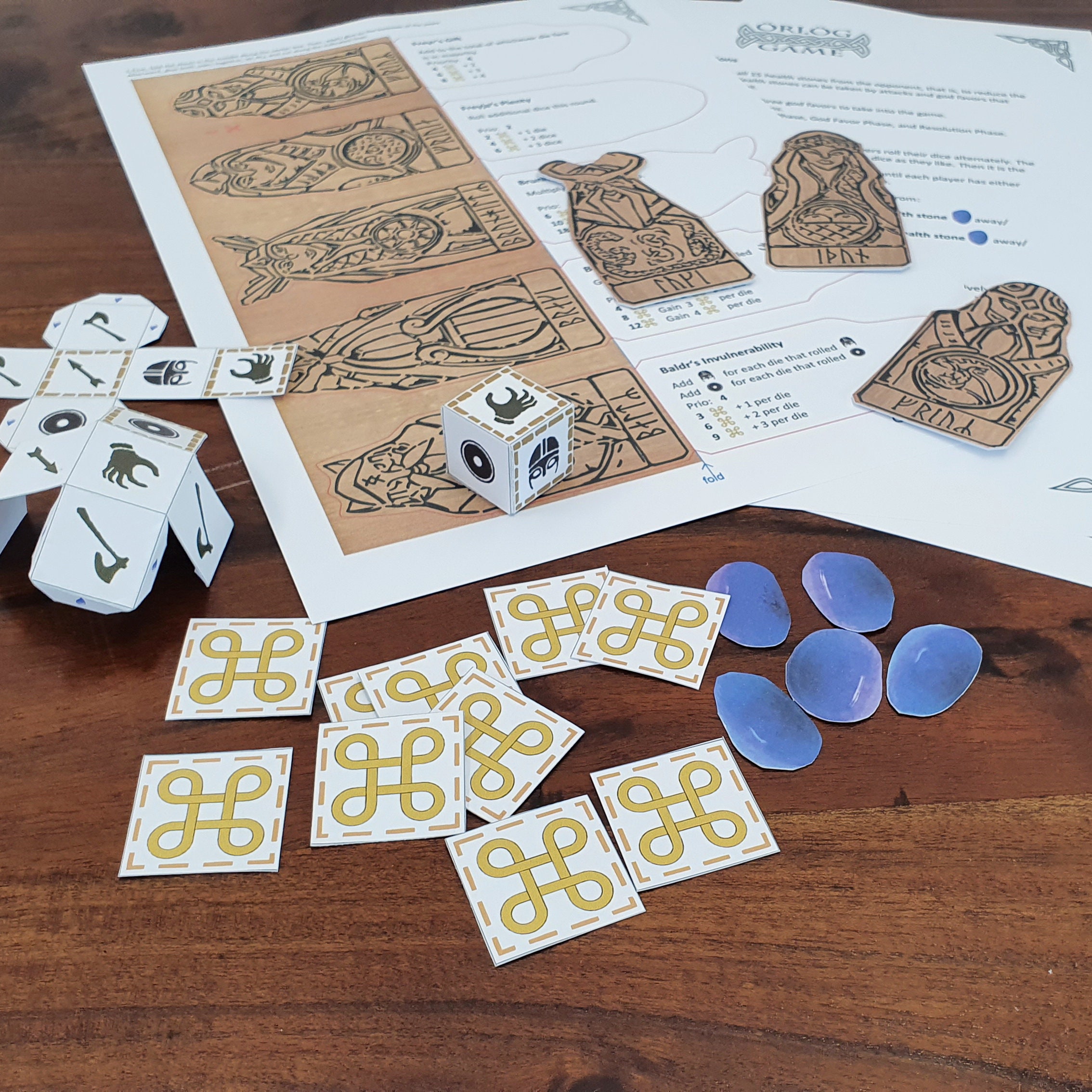ORLOG Print and Play Complete Fan Game English Inspired by - Etsy UK